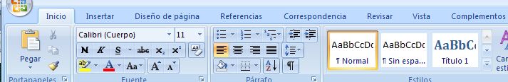 ?▷【 Botón Office y Barra de Herramientas - Word 2007 】