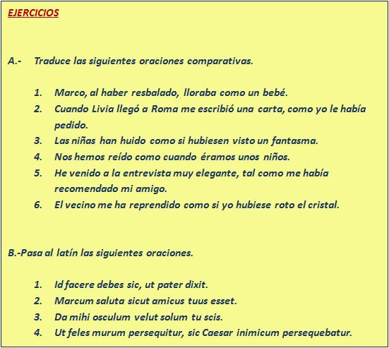 🥇 【 Oraciones Comparativas -2 - Latín Intermedio